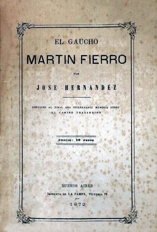 Cover of Martín Fierro