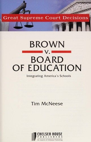 Cover of Brown v. Board of Education