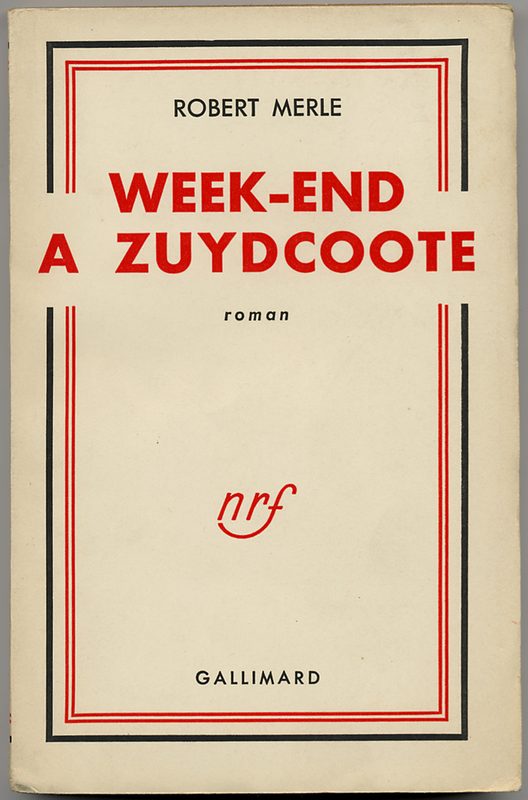 Cover of Week-end at Zuydcoote
