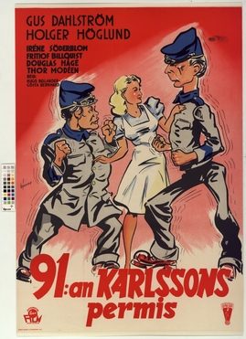 Poster for Private Karlsson on Leave