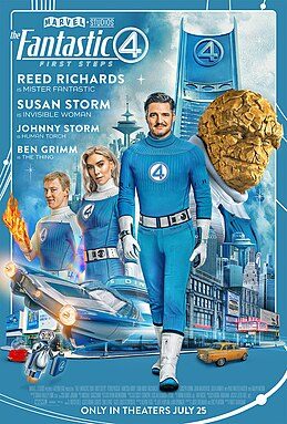 Poster for The Fantastic Four: First Steps