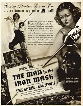 Poster for The Man in the Iron Mask