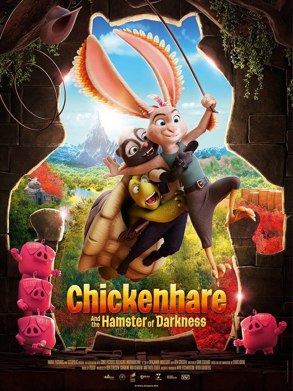 Poster for Chickenhare and the Hamster of Darkness