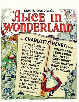 Poster for Alice in Wonderland