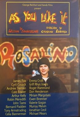 Poster for As You Like It