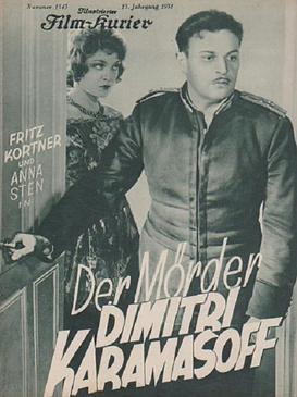 Poster for The Murderer Dimitri Karamazov