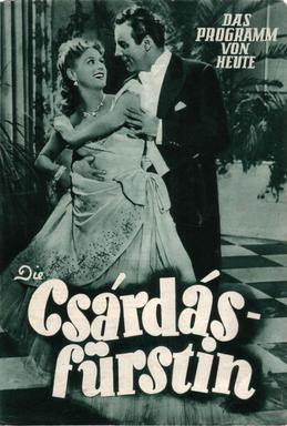 Poster for The Csardas Princess