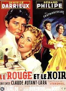 Poster for Le Rouge et le Noir