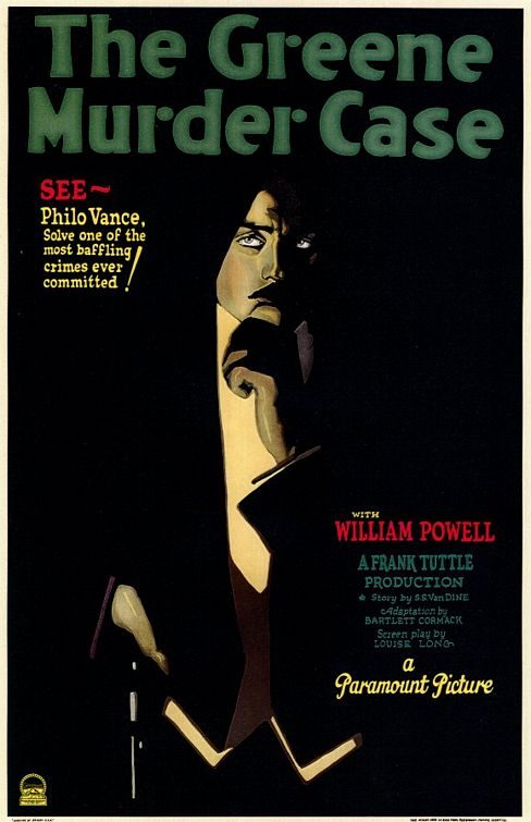 Poster for The Greene Murder Case