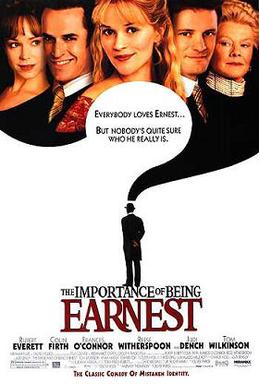 Poster for The Importance of Being Earnest