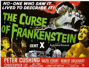Poster for The Curse of Frankenstein
