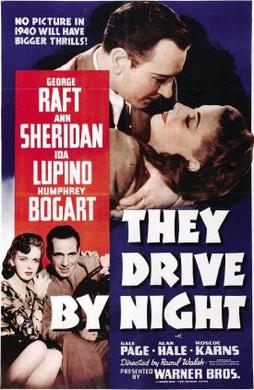 Poster for They Drive by Night