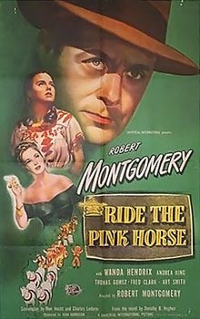 Poster for Ride the Pink Horse