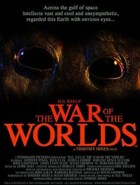 Poster for H. G. Wells' The War of the Worlds