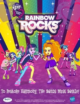 Poster for My Little Pony: Equestria Girls – Rainbow Rocks