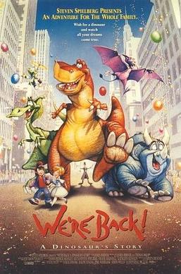Poster for We're Back! A Dinosaur's Story