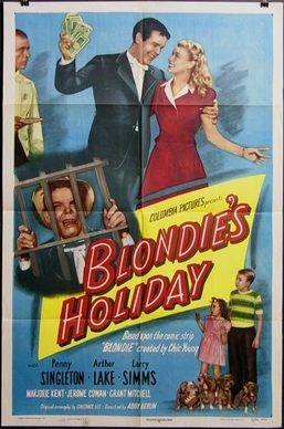 Poster for Blondie's Holiday