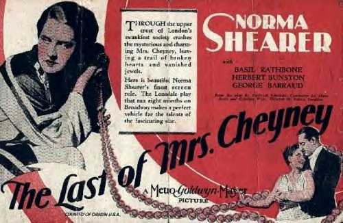 Poster for The Last of Mrs. Cheyney