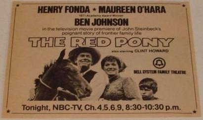 Poster for The Red Pony