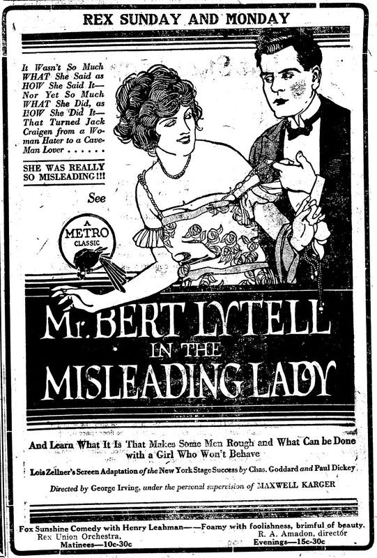 Poster for The Misleading Lady