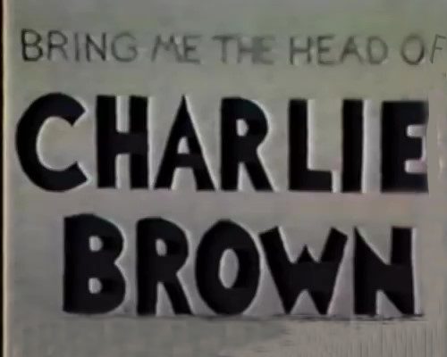 Poster for Bring Me the Head of Charlie Brown