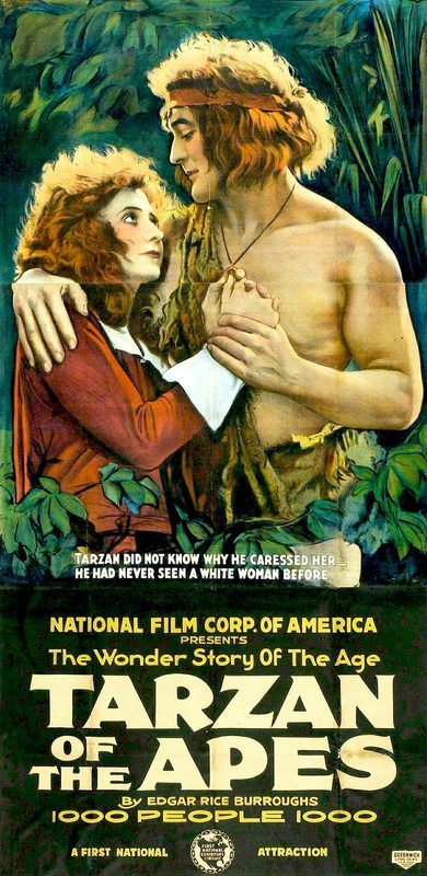 Poster for Tarzan of the Apes