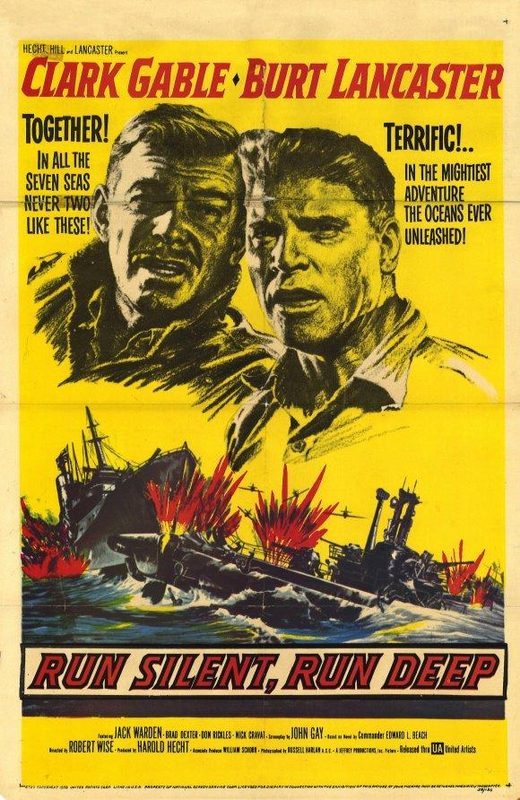 Poster for Run Silent, Run Deep