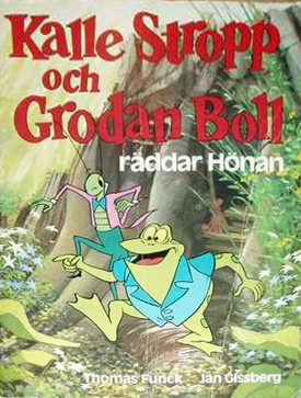 Poster for Kalle Stropp och Grodan Boll räddar Hönan