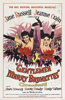 Poster for Gentlemen Marry Brunettes