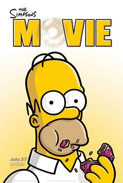 Poster for The Simpsons Movie