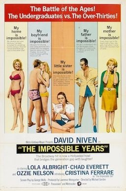 Poster for The Impossible Years