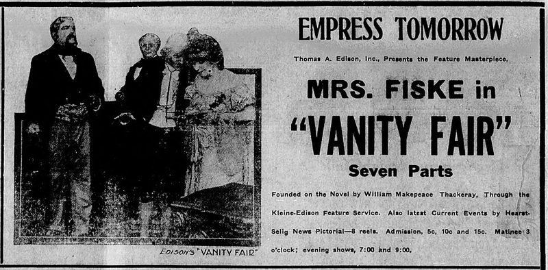 Poster for Vanity Fair