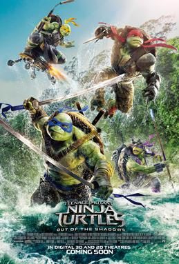 Poster for Teenage Mutant Ninja Turtles: Out of the Shadows