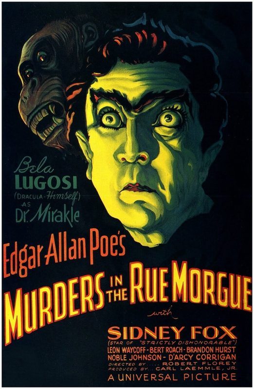 Poster for Murders in the Rue Morgue
