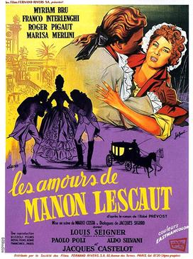 Poster for The Lovers of Manon Lescaut