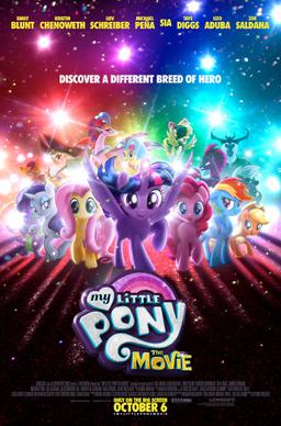 Poster for My Little Pony: The Movie