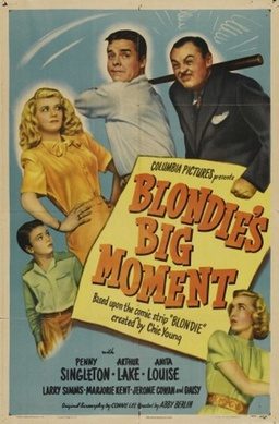 Poster for Blondie's Big Moment