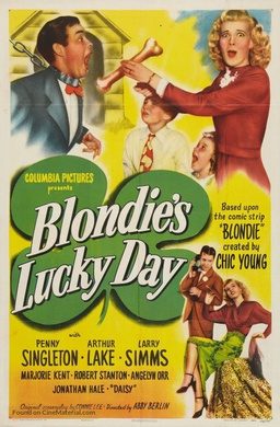 Poster for Blondie's Lucky Day
