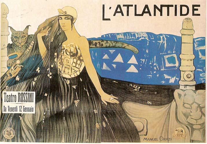 Poster for L'Atlantide
