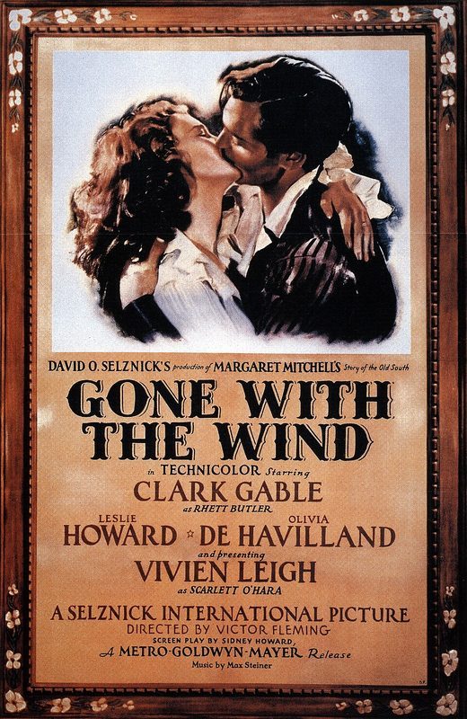 Poster for Gone with the Wind