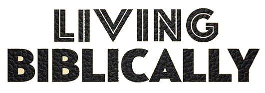 Poster for Living Biblically