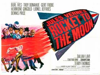 Poster for Jules Verne's Rocket to the Moon