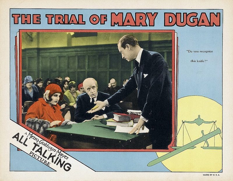 Poster for The Trial of Mary Dugan