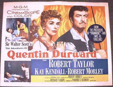 Poster for The Adventures of Quentin Durward