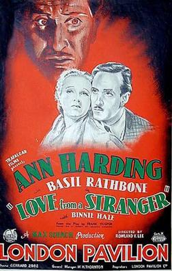 Poster for Love from a Stranger
