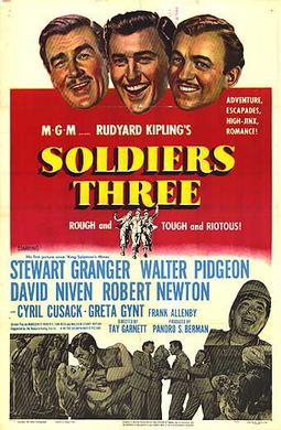 Poster for Soldiers Three