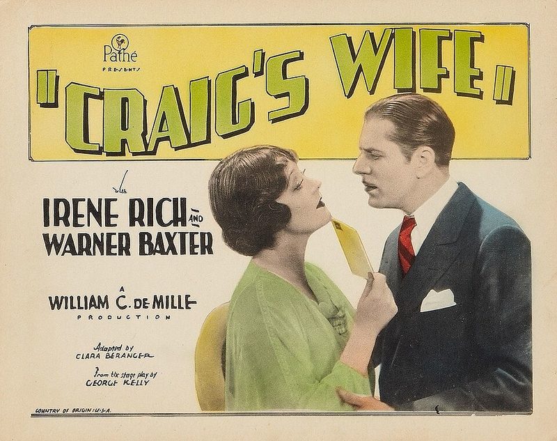 Poster for Craig's Wife