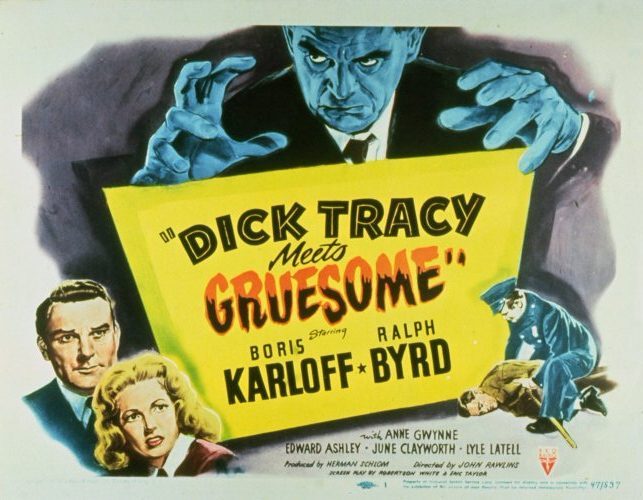 Poster for Dick Tracy Meets Gruesome