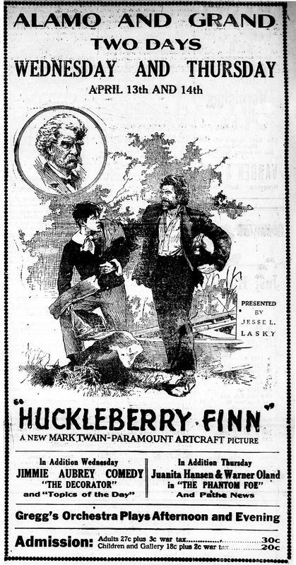Poster for Huckleberry Finn