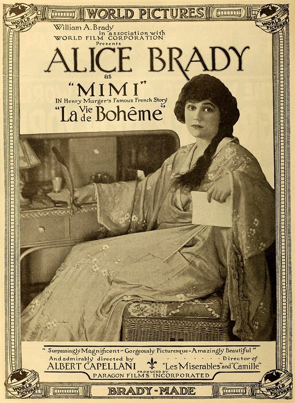Poster for La Bohème